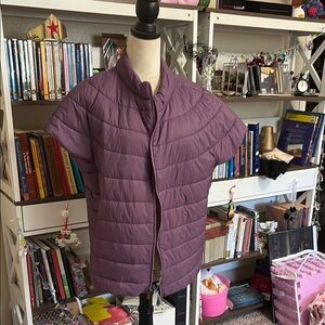 NWOT - great short sleeve puffer vest from Coldwater Creek.  Runs roomy.